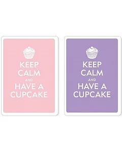 Keep Calm and Have a Cupcake Premium Playing Cards