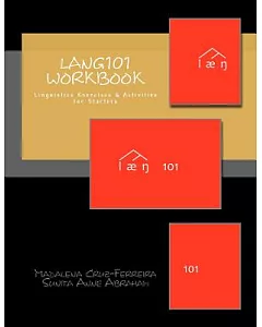 Lang101 Workbook: Linguistics Exercises & Activities for Starters