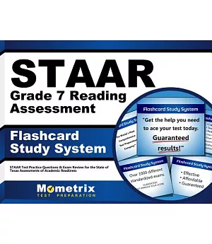 STAAR Grade 7 Reading Assessment Flashcard Study System: Staar Test Practice Questions & Exam Review for the State of Texas Asse