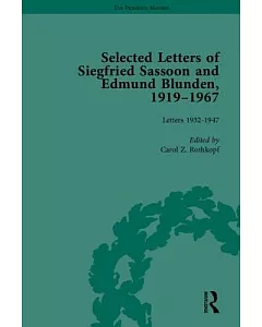 Selected Letters of Siegfried Sassoon and Edmund Blunden, 1919-1967