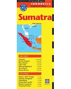 periplus Travel Maps Sumatra & Medan: Indonesia Regional Map