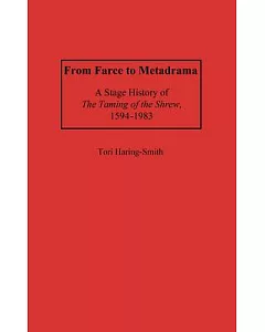 From Farce to Metadrama: A Stage History of the Taming of the Shrew, 1594-1983