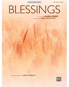 Blessings: Big Note Piano, Sheet: Big Note Piano Edition