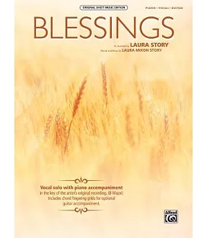 Blessings: Piano / Vocal / Guitar
