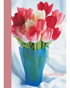 Pink Tulips: Lined Notebook