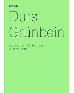 Durs Grunbein: Dream Index / Aus Der Traum (Kartei)