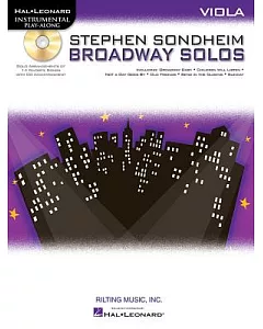 Stephen sondheim Broadway Solos: Viola