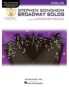 Stephen sondheim Broadway Solos: Violin