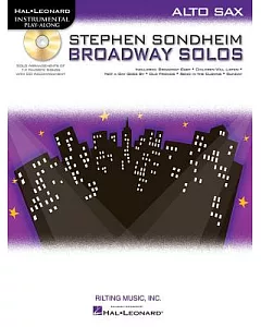 stephen Sondheim Broadway Solos: Alto Sax