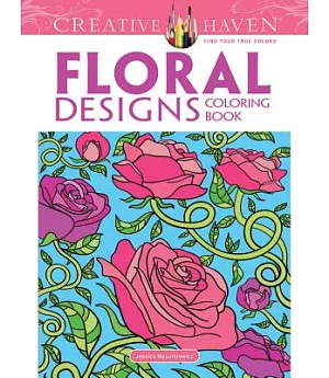 Floral Designs Adult Coloring Book