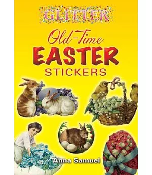 Glitter Old-time Easter Stickers