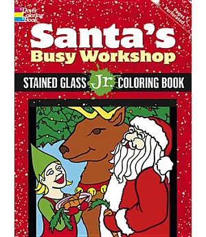 Santa’s Busy Workshop Stained Glass Jr.