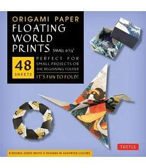 Origami Paper Floating World Prints Small 6 3/4