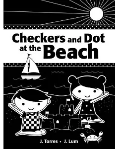 Checkers and Dot at the Beach