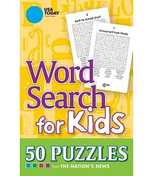 USA Today Word Search for Kids: 50 Puzzles from The Nation’s News