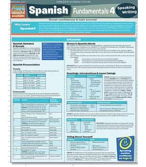 Spanish Fundamentals 4: Speaking & Writing