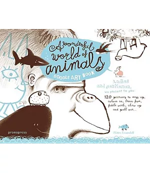 A Wonderful World of Animals: Doodle Art Book