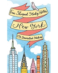 New York Fun Shaped Sticky Notes