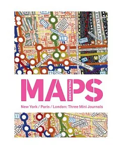 Paula scher Maps: New York / Paris / London
