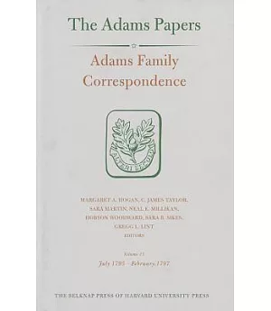 Adams Family Correspondence: July 1795-February 1797