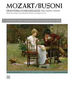 Duettino Concertante: Based on the Finale of Mozart’s Piano Concerto in F Major, K. 459: For 2 Pianos, 4 Hands