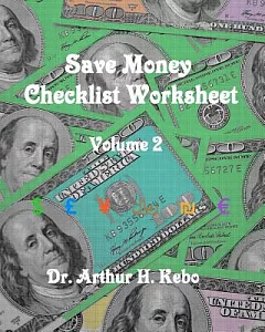 Save Money Checklist Worksheet