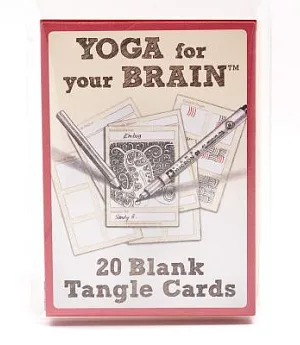 Yoga for Your Brain: 20 Blank Tangle Cards