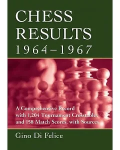 Chess Results, 1964-1967: A Comprehensive Record with 1,204 Tournament Crosstables and 158 Match Scores, with Sources