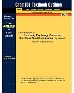 cram101 textbook Outlines Personality Psychology: Domains of Knowledge About Human Nature by Larsen & Buss