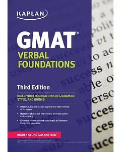 kaplan GMAT Verbal Foundations