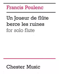 Un Joueur de fute berce les ruines for solo flute