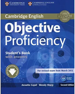 Objective Proficiency with Answers: For Revised Exam from March 2013: C2 English Profile