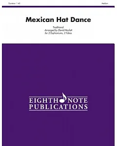 Mexican Hat Dance: Traditional for 2 Euphoniums, 2 Tubas, Medium, Score & Parts