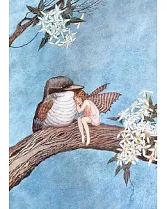 Fairies & Bird Embracing: Greeting Card 6 Cards Individually Bagged With Envelopes and Header