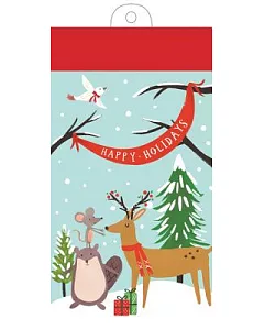 Holiday Forest Friends List Pad
