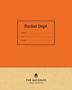 Pocket Depart. the Backpack Notebooks