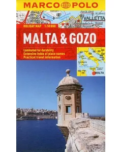 Marco polo Holiday Map Malta & Gozo