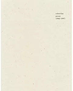 Robert lax Poems, 1962-1997