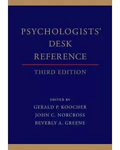 Psychologists’ Desk Reference