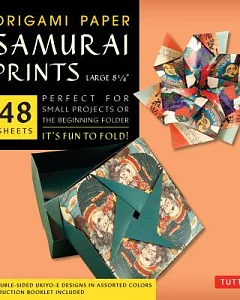 Origami Paper Samurai Prints Large 8 1/4��