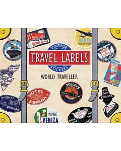 World Traveler Luggage Labels: Vintage Stickers