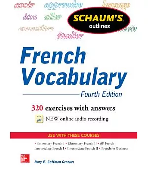 Schaum’s Outlines French Vocabulary