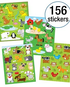 Animals Stickers: Sticker Variety Pack