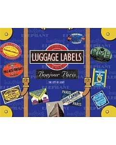 Bonjour Paris Luggage Labels: The City of Light