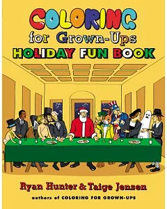 Coloring for Grown-ups Holiday Fun Book