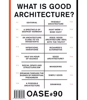 Oase 90: What Is Good Architecture?