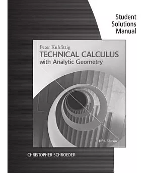 Technical Calculus with Analytic Geometry