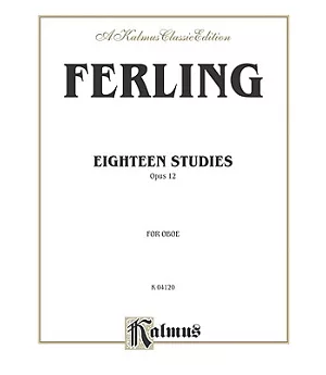 Eighteen Studies, Op. 12: Kalmus Edition