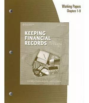 Keeping Financial Records for Business: Chapters 1-9