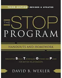 The Stop Program: Innovative Skills, Techniques, Options, and Plans for Better Relationships: Handouts and Homework